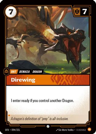 Image of Direwing (094/221) - Spiritforged Foil