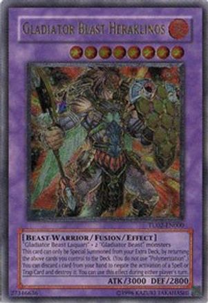 Image of Gladiator Beast Heraklinos (UTR) (TU02-EN000) - Turbo Pack: Booster Two Unlimited