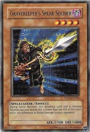 Image of Gravekeeper's Spear Soldier (TU02-EN006) - Turbo Pack: Booster Two Unlimited