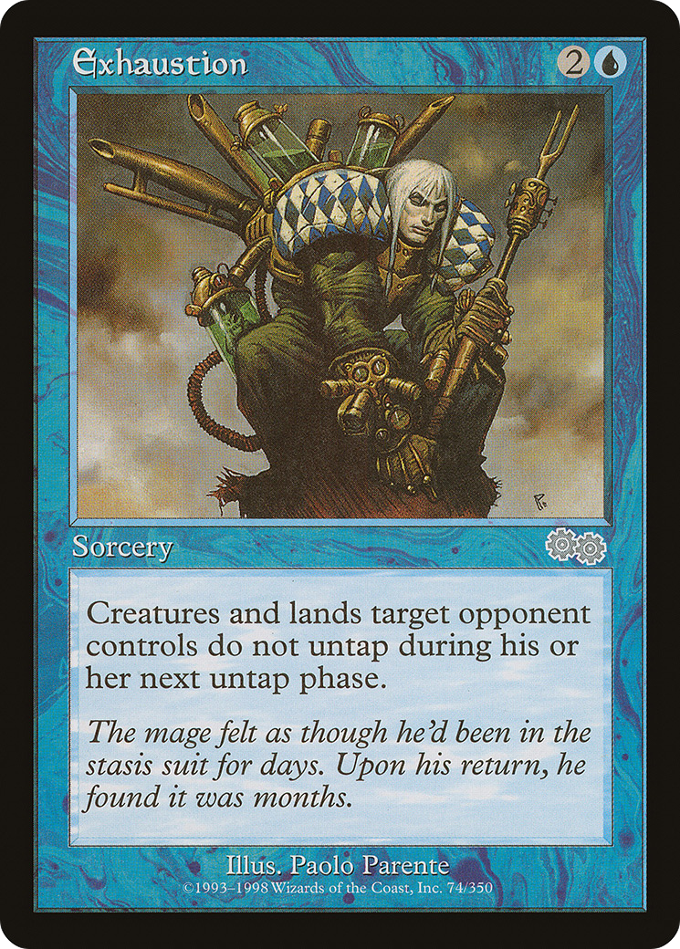Image of Exhaustion (USG-074) - Urza's Saga