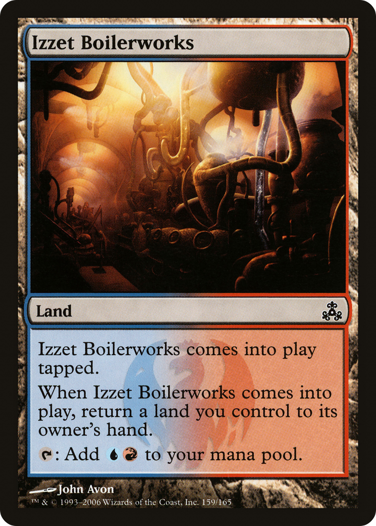 Image of Izzet Boilerworks (GPT-159) - Guildpact Foil