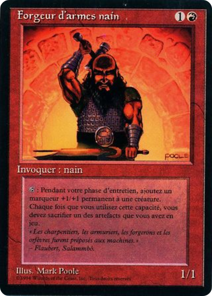 Image of Dwarven Weaponsmith (FBB-) - Foreign Black Border