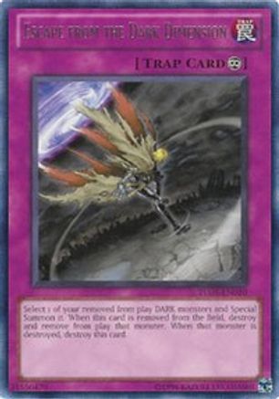 Image of Escape from the Dark Dimension (TU05-EN010) - Turbo Pack: Booster Five Unlimited