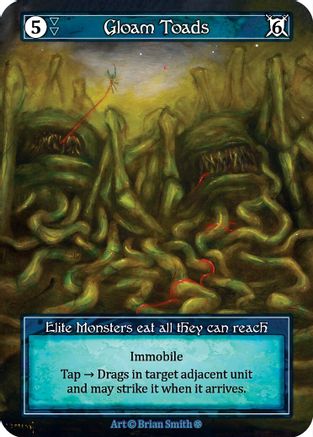 Image of Gloam Toads (Foil)  - Gothic Foil