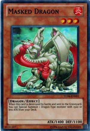 Image of Masked Dragon (TU06-EN003) - Turbo Pack: Booster Six Unlimited