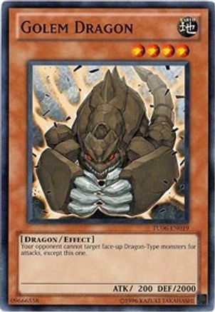 Image of Golem Dragon (TU06-EN019) - Turbo Pack: Booster Six Unlimited