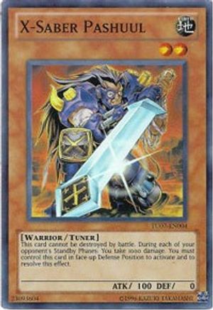 Image of X-Saber Pashuul (TU07-EN004) - Turbo Pack: Booster Seven Unlimited