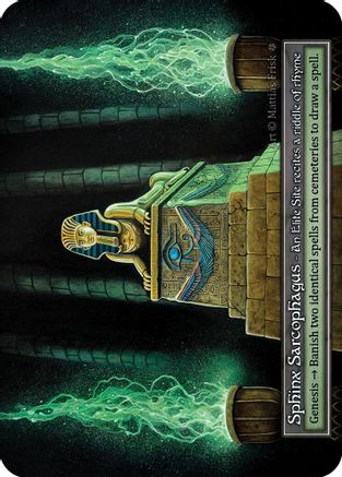 Image of Sphinx Sarcophagus (Foil)  - Gothic Foil