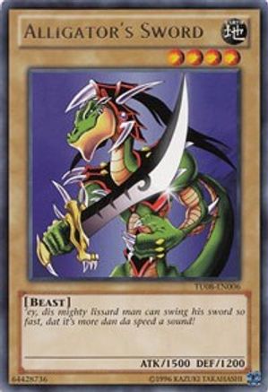 Image of Alligator's Sword (TU08-EN006) - Turbo Pack: Booster Eight Unlimited