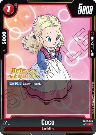 Image of Coco (FB08-004) - Saiyans Pride Release Event Cards