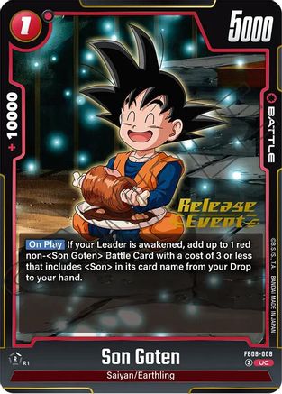 Image of Son Goten - FB08-008 (FB08-008) - Saiyans Pride Release Event Cards