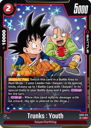 Image of Trunks : Youth - FB08-015 (FB08-015) - Saiyans Pride Release Event Cards