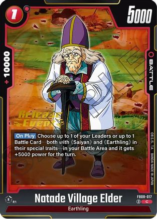 Image of Natade Village Elder (FB08-017) - Saiyans Pride Release Event Cards