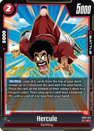 Image of Hercule (FB08-023) - Saiyans Pride Release Event Cards
