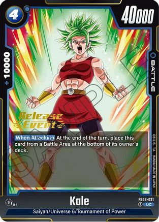 Image of Kale - FB08-031 (FB08-031) - Saiyans Pride Release Event Cards