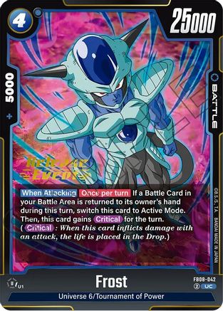 Image of Frost (FB08-042) - Saiyans Pride Release Event Cards