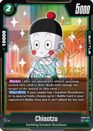 Image of Chiaotzu (FB08-061) - Saiyans Pride Release Event Cards
