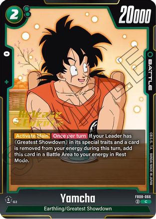 Image of Yamcha (FB08-066) - Saiyans Pride Release Event Cards