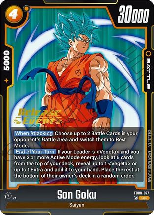 Image of Son Goku - FB08-077 (FB08-077) - Saiyans Pride Release Event Cards