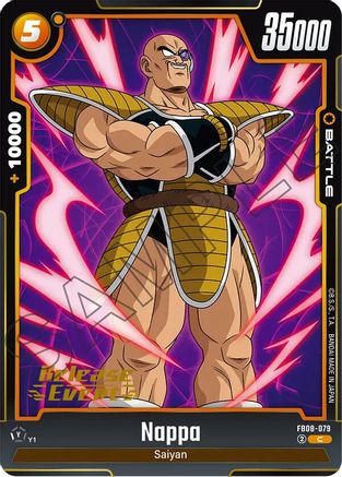 Image of Nappa (FB08-079) - Saiyans Pride Release Event Cards
