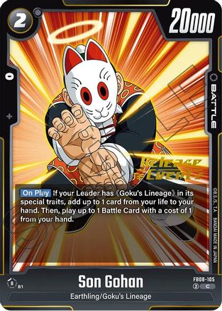 Image of Son Gohan (FB08-105) - Saiyans Pride Release Event Cards