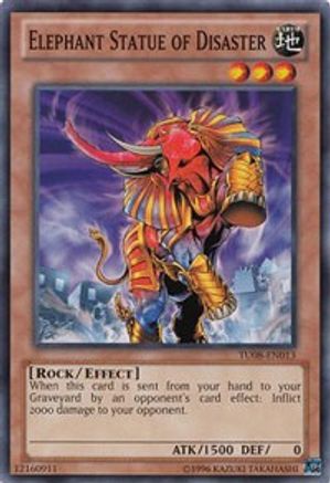 Image of Elephant Statue of Disaster (TU08-EN013) - Turbo Pack: Booster Eight Unlimited