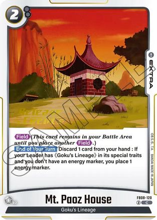 Image of Mt. Paoz House (FB08-120) - Saiyans Pride Release Event Cards
