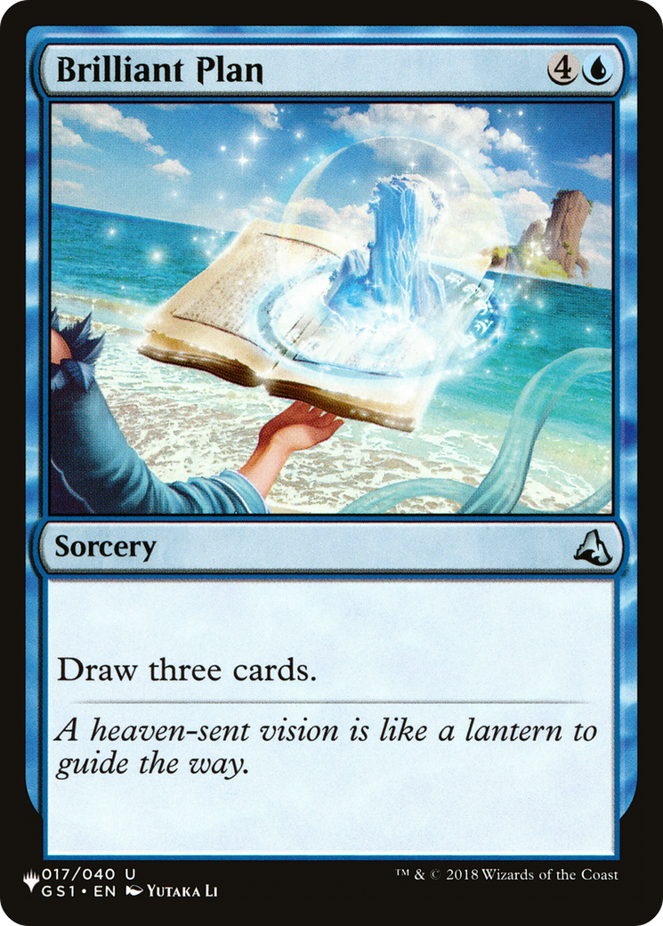 Image of Brilliant Plan (LIST-GS1-17) - The List