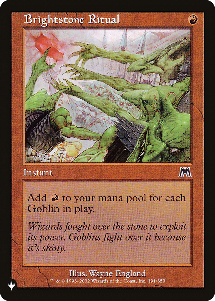 Image of Brightstone Ritual (LIST-191/350) - The List