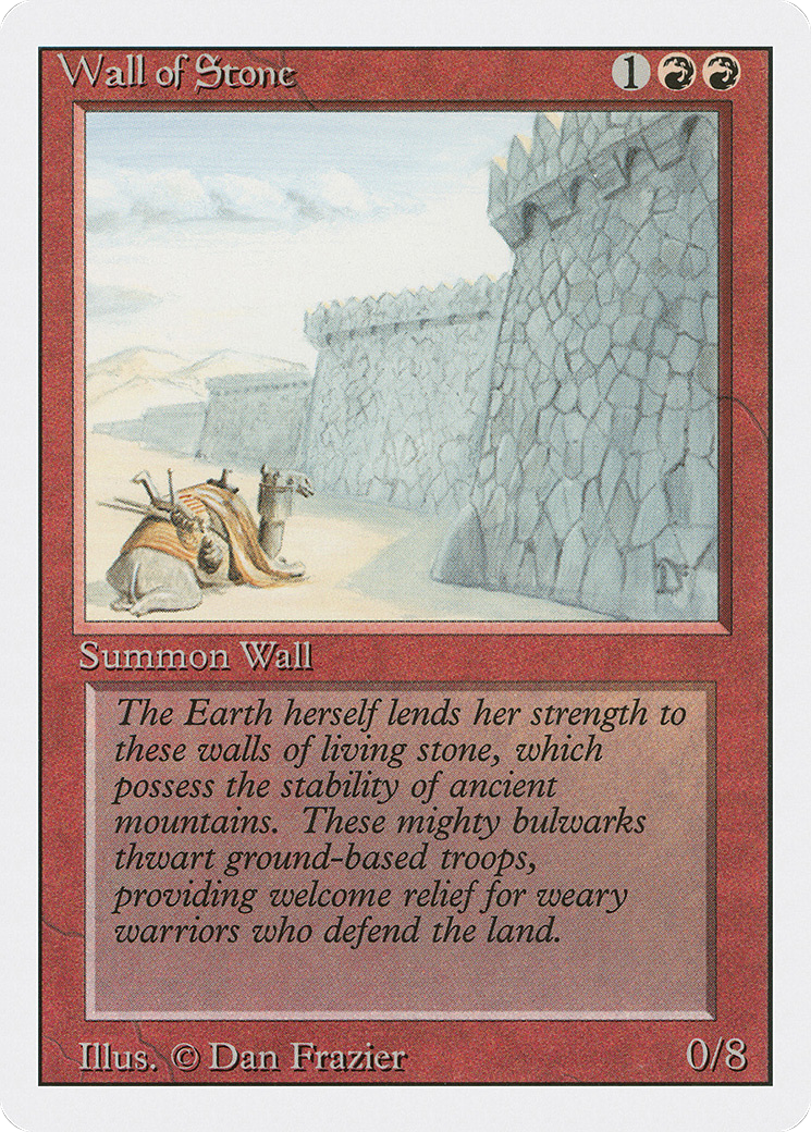 Image of Wall of Stone (3ED-184) - Revised Edition