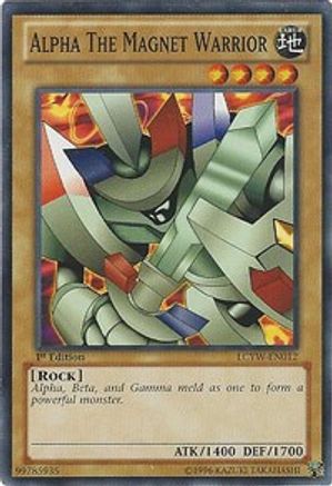 Image of Alpha the Magnet Warrior (LCYW-EN012) - Legendary Collection 3: Yugi's World 1st Edition