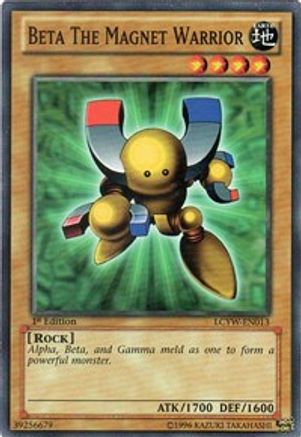 Image of Beta the Magnet Warrior (LCYW-EN013) - Legendary Collection 3: Yugi's World 1st Edition