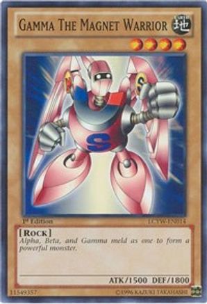 Image of Gamma the Magnet Warrior (LCYW-EN014) - Legendary Collection 3: Yugi's World Unlimited