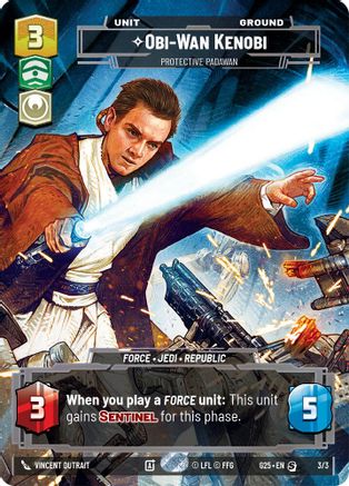 Image of Obi-Wan Kenobi - Protective Padawan (3/3) - 2025 Gift Box Foil