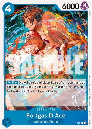 Image of Portgas.D.Ace (Store Tournament 2025 Vol. 4) (P-103) - One Piece Promotion Cards