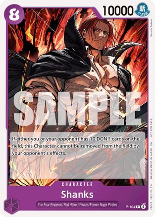 Image of Shanks (Store Tournament 2025 Vol. 4) (P-104) - One Piece Promotion Cards