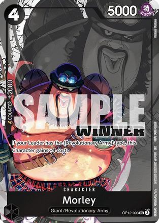 Image of Morley (Winner Pack 2026 Vol. 1) (OP12-093) - One Piece Promotion Cards Foil