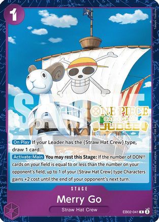 Image of Merry Go (Judge Pack Vol. 7) (EB02-041) - One Piece Promotion Cards Foil
