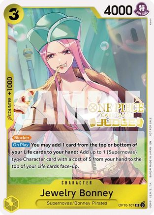 Image of Jewelry Bonney (Judge Pack Vol. 7) (OP10-107) - One Piece Promotion Cards Foil