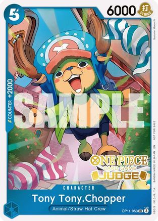 Image of Tony Tony.Chopper (Judge Pack Vol. 7) (OP11-053) - One Piece Promotion Cards Foil