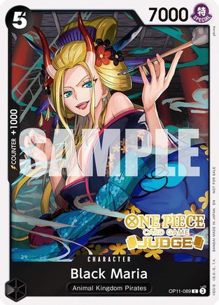Image of Black Maria (Judge Pack Vol. 7) (OP11-089) - One Piece Promotion Cards Foil