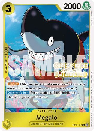 Image of Megalo (Judge Pack Vol. 7) (OP11-112) - One Piece Promotion Cards Foil
