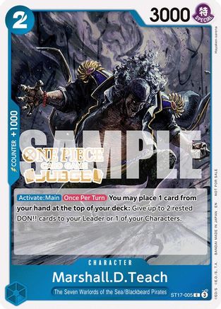 Image of Marshall.D.Teach (Judge Pack Vol. 7) (ST17-005) - One Piece Promotion Cards Foil