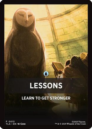 Image of Lessons Theme Card (TLA-013) - Avatar: The Last Airbender
