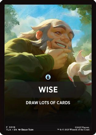 Image of Wise Theme Card (TLA-018) - Avatar: The Last Airbender