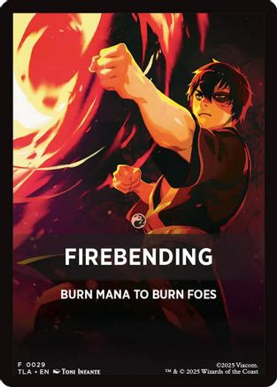 Image of Firebending Theme Card (0029) (TLA-029) - Avatar: The Last Airbender