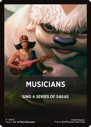 Image of Musicians Theme Card (TLA-031) - Avatar: The Last Airbender