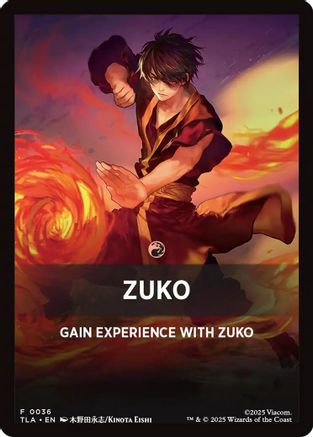 Image of Zuko Theme Card (TLA-036) - Avatar: The Last Airbender