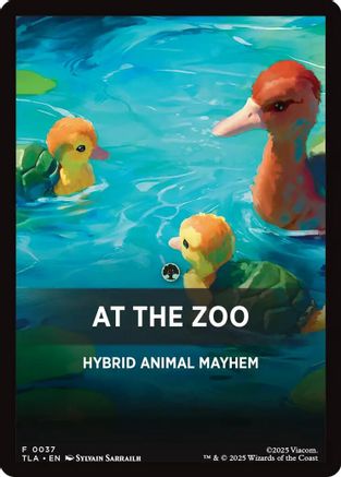Image of At The Zoo Theme Card (TLA-037) - Avatar: The Last Airbender