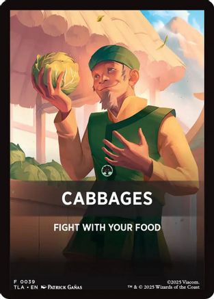 Image of Cabbages Theme Card (TLA-039) - Avatar: The Last Airbender